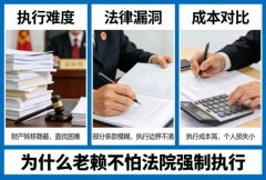 为什么老赖不怕法院强制执行