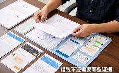 朋友借钱不还需要哪些证据